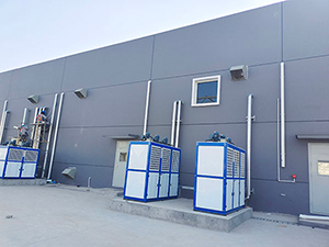 防爆冷庫建造外景機組圖