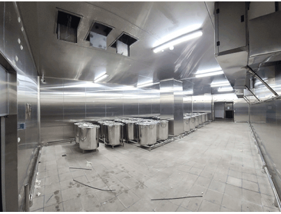 久久丫集團（滁州/天津）食品加工中央廚房配套冷庫建造工程案例